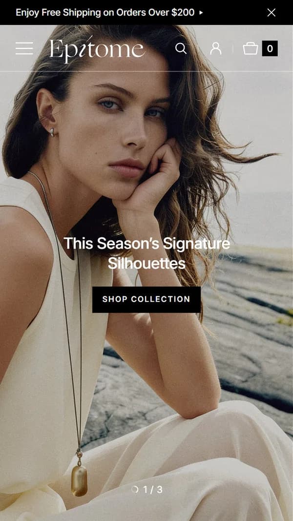 Epitome - Shopify精品店主题